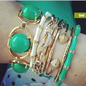 Stella & Dot Zinnia Bamboo Bracelet
